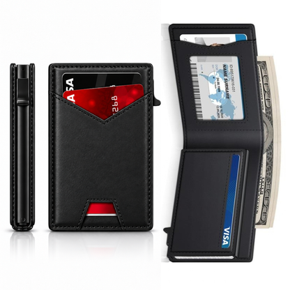SlimCard™ Pro — RFID Pop-Up Wallet