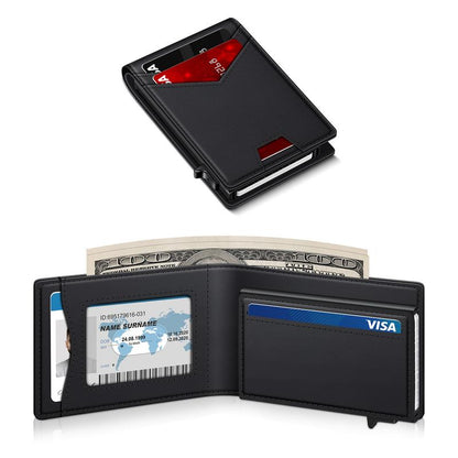 SlimCard™ Pro — RFID Pop-Up Wallet