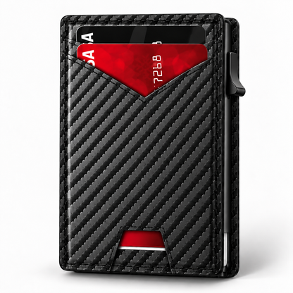 SlimCard™ Pro — RFID Pop-Up Wallet