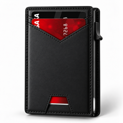 SlimCard™ Pro — RFID Pop-Up Wallet